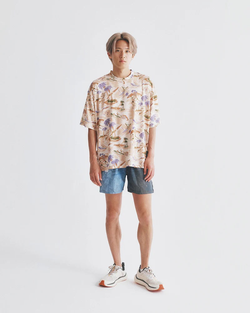 【MOUNTAIN MARTHIAL ARTS】 MMA Aloha Dry Big Tee (Beige)