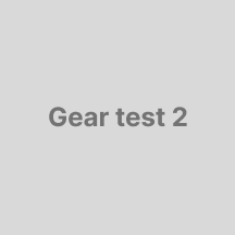 Gear test 2