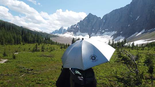 【Six Moon Designs】 Mini Umbrella シルバーシャドーミニ