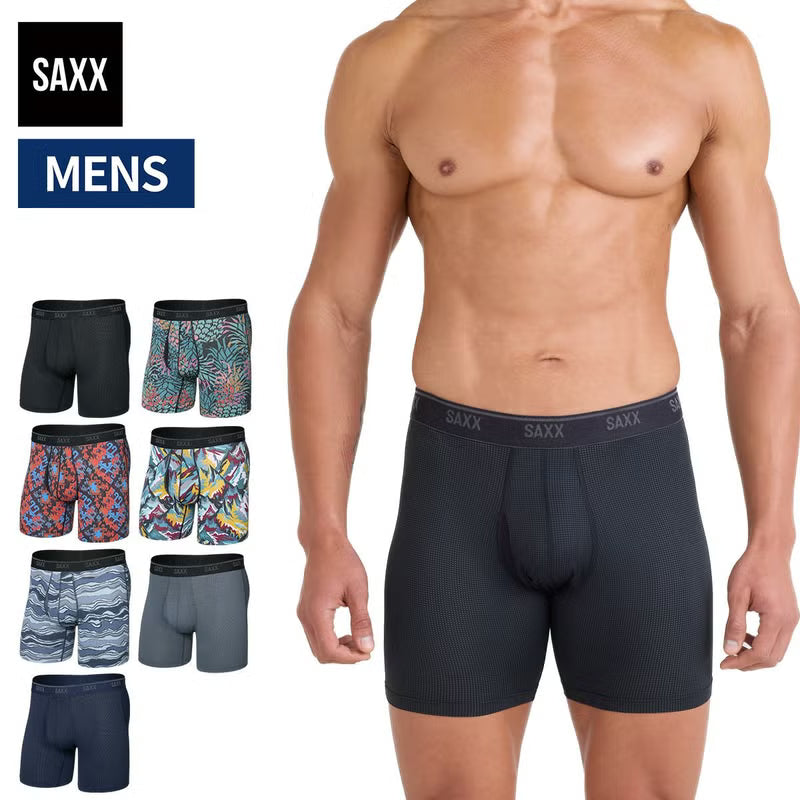 【SAXX UNDERWEAR】QUEST QUICK DRY MESH BOXER BRIEF FLY