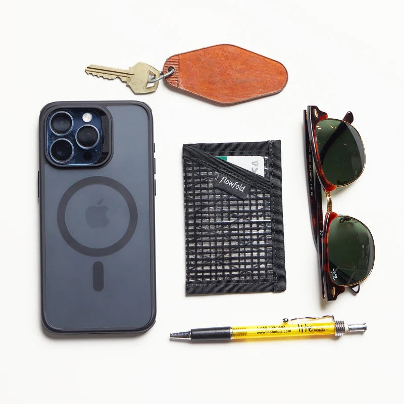 【Flow Fold】 Recycled Sailcloth Minimalist - Card Holder Wallet