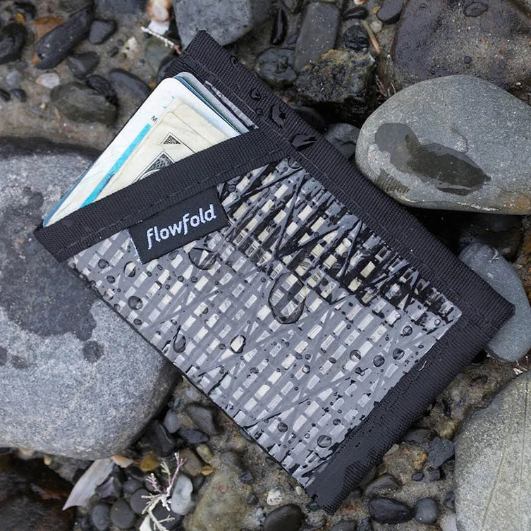 【Flow Fold】 Recycled Sailcloth Minimalist - Card Holder Wallet