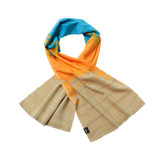 【CHAORAS】スポーツてぬぐい / タイダイ サンセット（ビーチ）