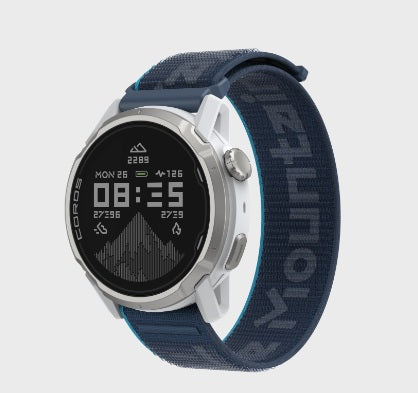 【COROS】COROS APEX 4用22mmナイロンバンド ブルー（Kilian Jornet - Mountain Way)