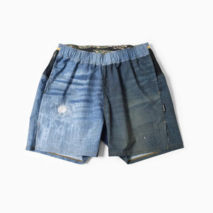 マウンテンマーシャルアーツ デニムランショーツ V3 クレイジー MOUNTAIN MARTIAL ARTS】 MMA Denim Racing Run Shorts (Crazy