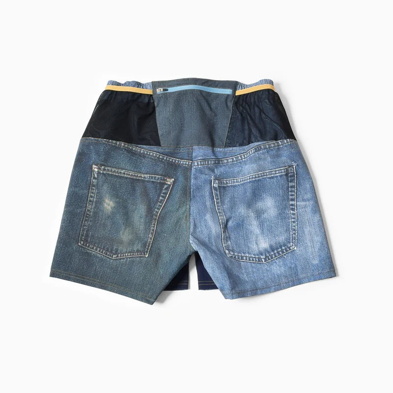 MOUNTAIN MARTIAL ARTS】 MMA Denim Racing Run Shorts (Crazy