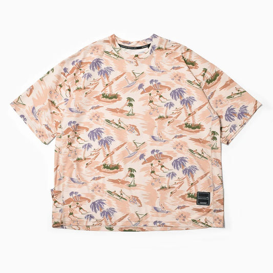 【MOUNTAIN MARTHIAL ARTS】 MMA Aloha Dry Big Tee (Beige)