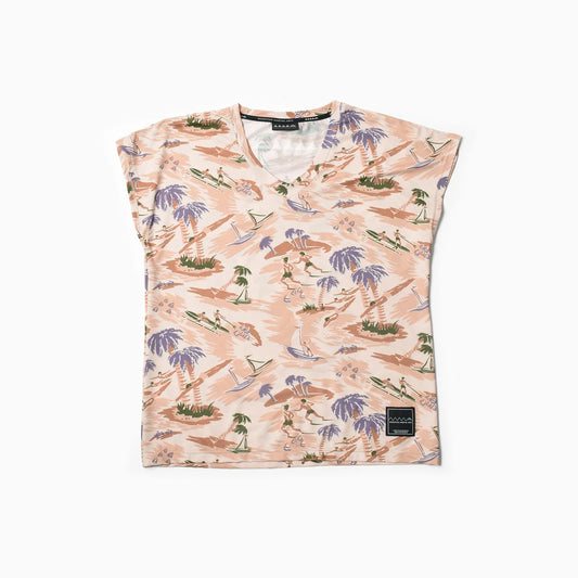 【MOUNTAIN MARTHIAL ARTS】 MMA Women’s Aloha Dry French Sleeve (Beige)