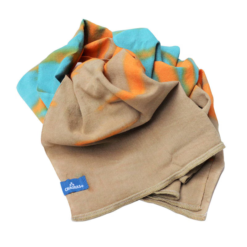 【CHAORAS】スポーツてぬぐい / タイダイ サンセット（ビーチ）