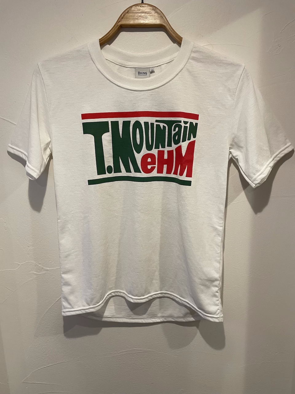 T-mountain × BRING Original T-shirt（Mountain 〇ew)