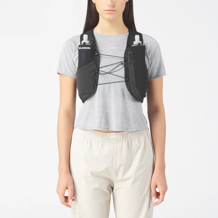 【SALOMON】GRVL SKIN 4 ユニセックス ランニングバッグ（フラスク付）