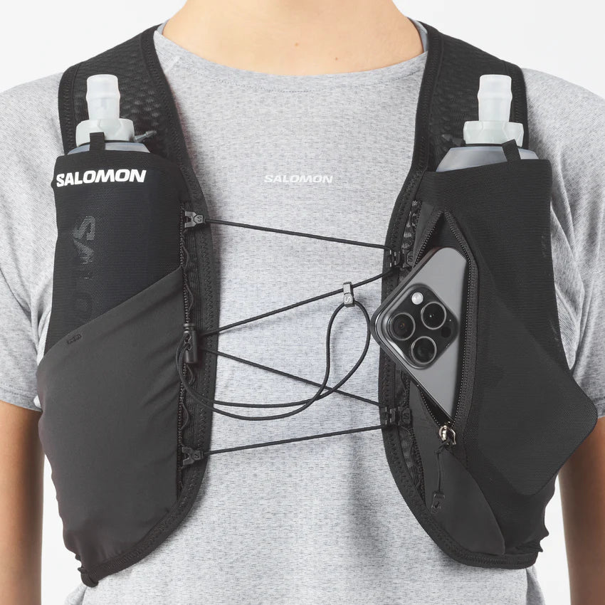【SALOMON】GRVL SKIN 4 ユニセックス ランニングバッグ（フラスク付）