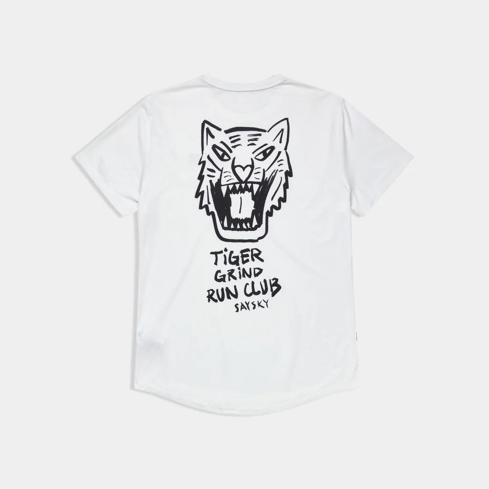【SAYSKY】Tiger Combat Pro T-shirt - White [メンズ]