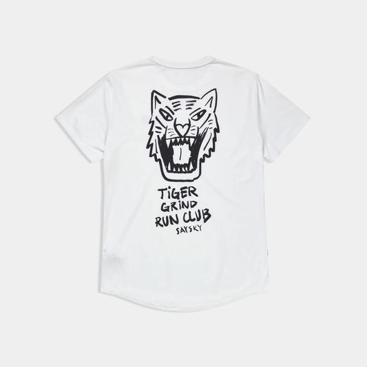【SAYSKY】Tiger Combat Pro T-shirt - White [メンズ]