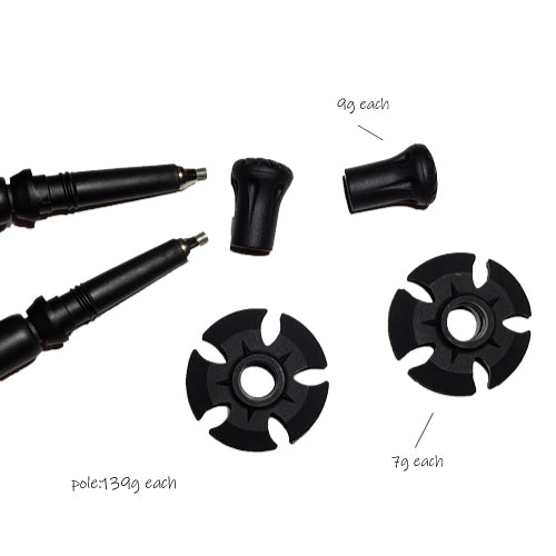 【GOSSAMER GEAR】 LT5 THREE PIECE CARBON TREKKING POLES (PAIR)