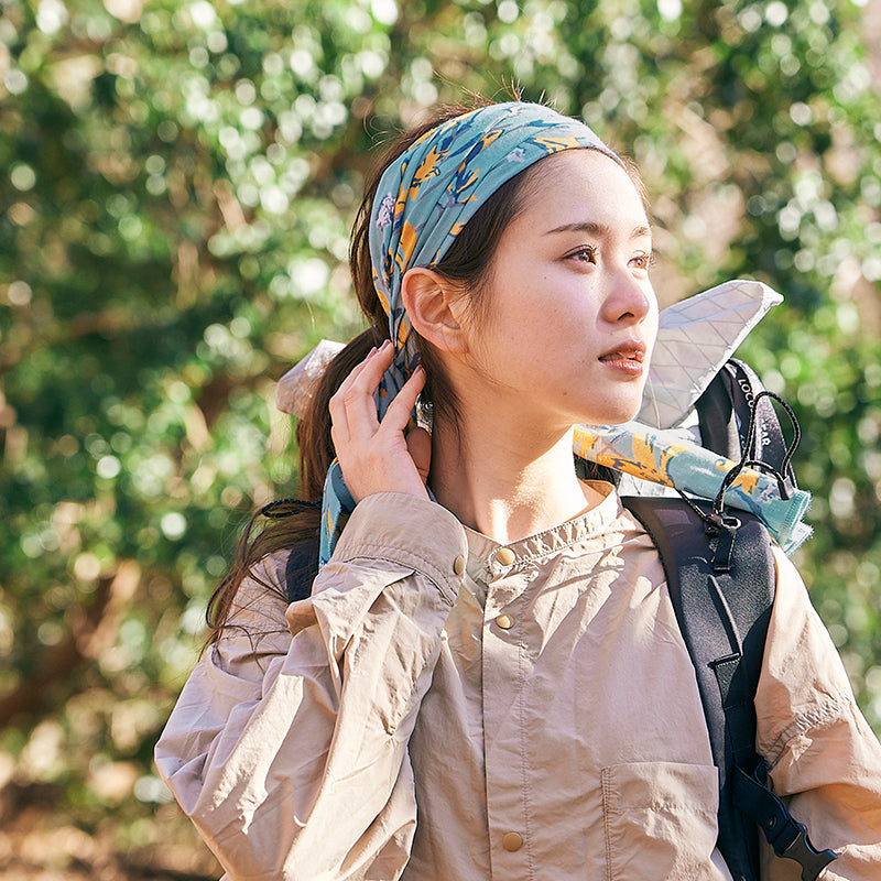 【CHAORAS】 スポーツてぬぐい / ニッコウキスゲ