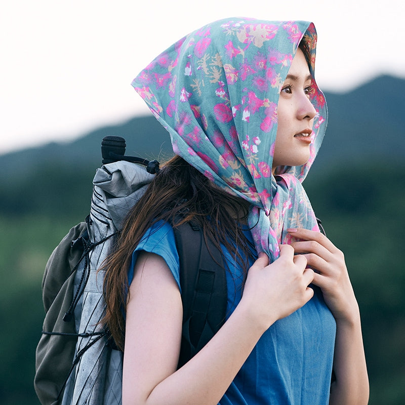 【CHAORAS】 スポーツてぬぐい / イワカガミ&ツガザクラ