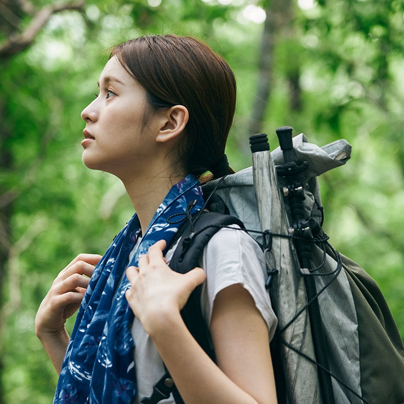 【CHAORAS】 スポーツてぬぐい / カタクリ