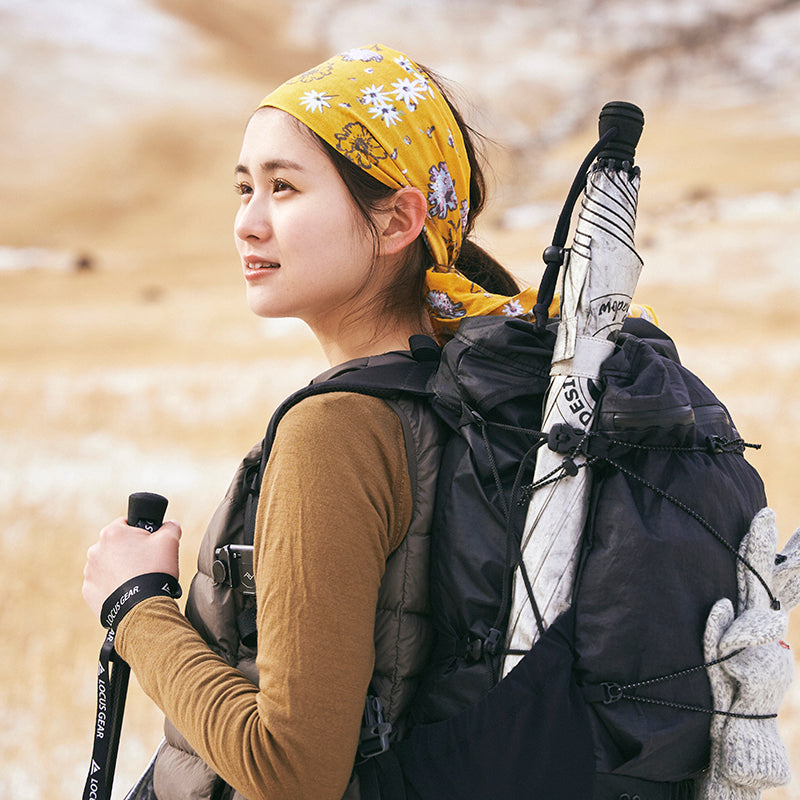 【CHAORAS】 スポーツてぬぐい / マツムシソウ ＆ イワツメクサ