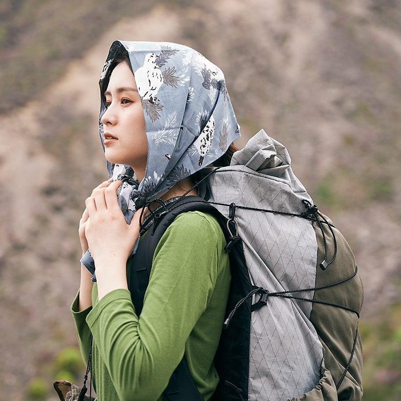 【CHAORAS】 スポーツてぬぐい / ライチョウ ウィンター